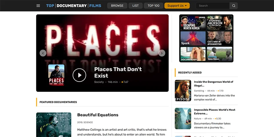Top Documentary Films preview