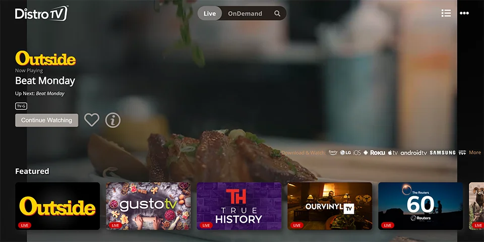 DistroTV preview