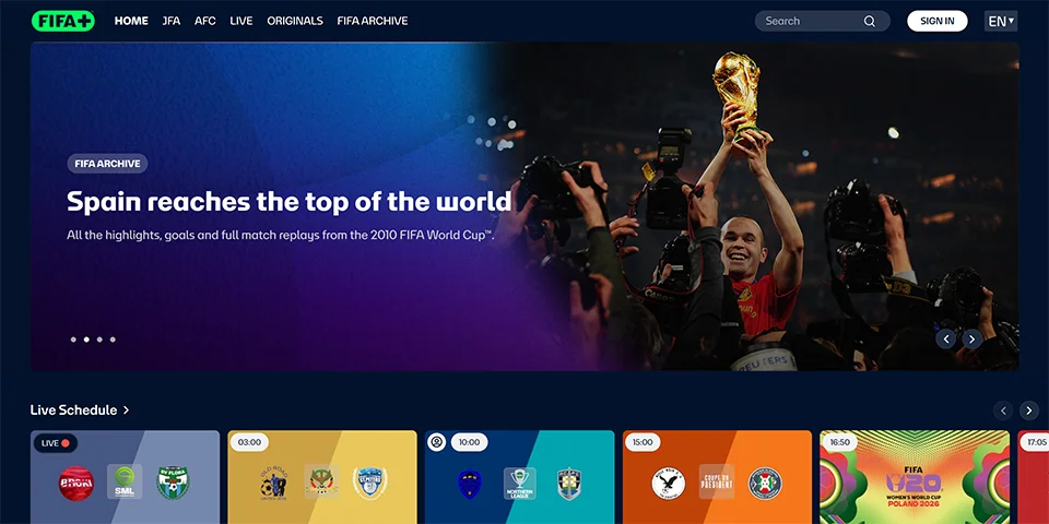 FIFA+ preview